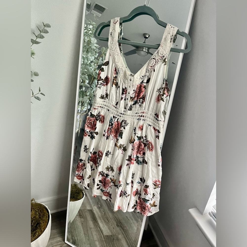 Flowy Floral Summer Tank Dress